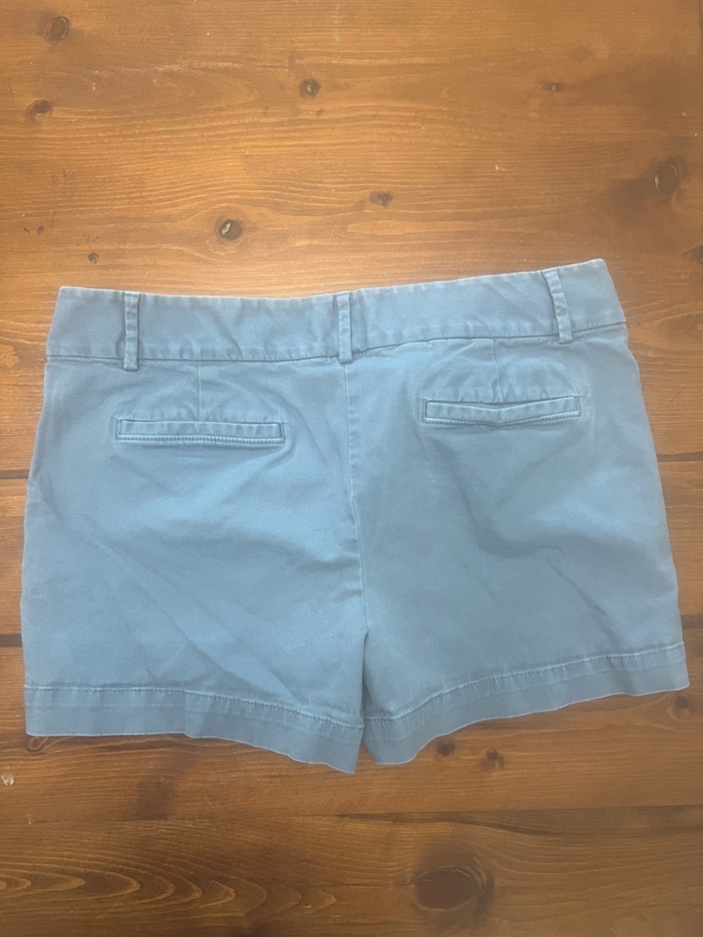 LOFT Cotton Shorts - Slate Blue - Picture 5 of 6